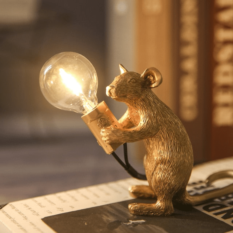 Muis Tafellamp met Speelse Vorm en Compact Ontwerp