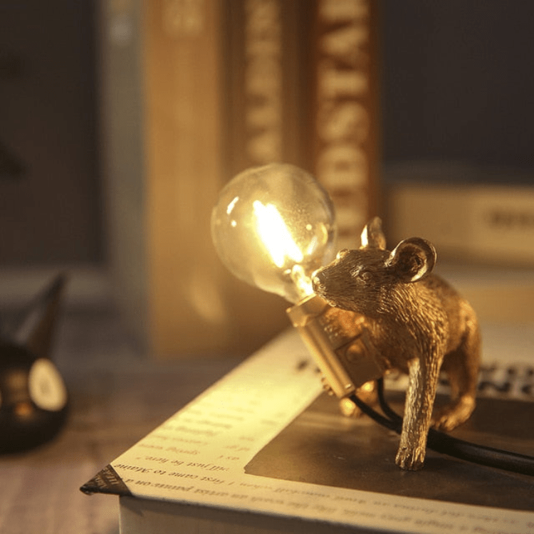 Muis Tafellamp met Speelse Vorm en Compact Ontwerp