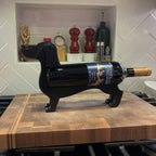 Decoratieve Wijnfleshouder met Hondenontwerp voor Speelse Elegantie in Huis