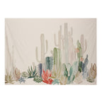 Cactus Tapestry Van Katoen Voor Wandaccenten En Veelzijdige Interieurdecoratie