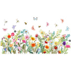 Vlinder En Bloemen Muurstickers Voor Decoratieve Accentwand En Sfeervolle Ruimtes
