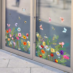 Vlinder En Bloemen Muurstickers Voor Decoratieve Accentwand En Sfeervolle Ruimtes