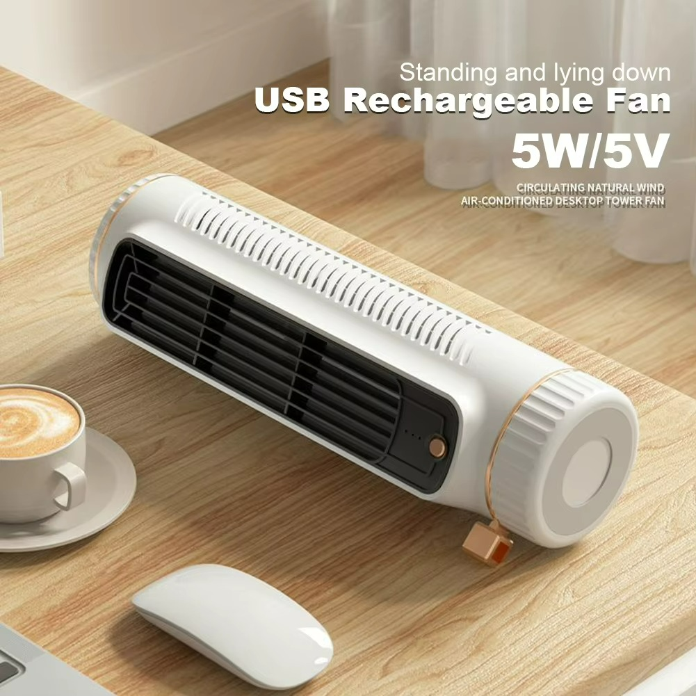 Oplaadbare compacte torenventilator met drie snelheden