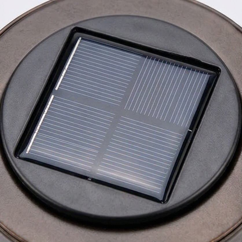 Decoratieve Solar Lantaarn Met Kleurrijk Bloemenpatroon Voor Buiten
