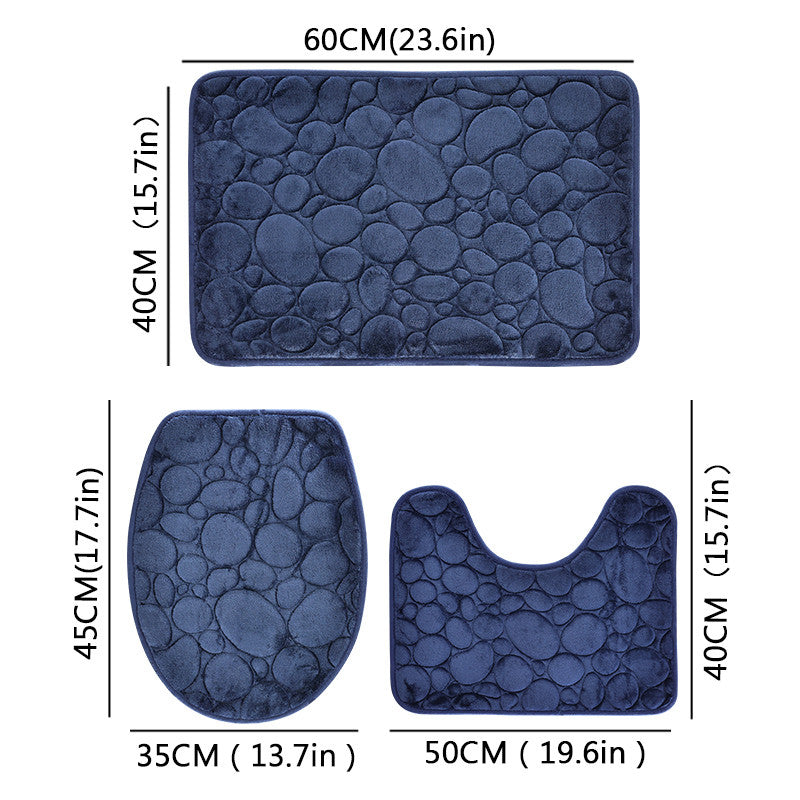 Badmatten Set Van Microvezel Voor Absorberend Comfort En Antislip Veiligheid