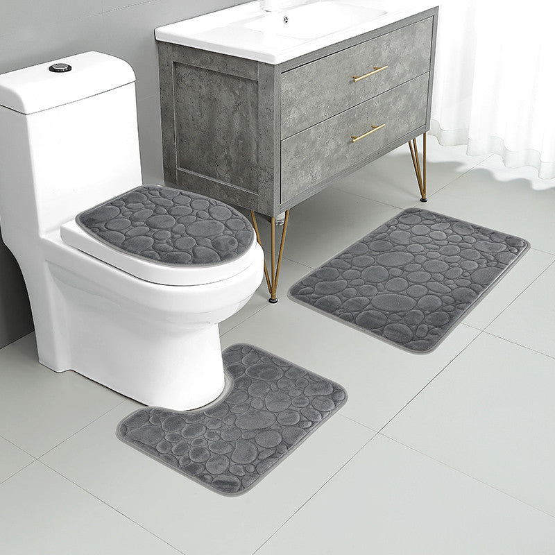 Badmatten Set Van Microvezel Voor Absorberend Comfort En Antislip Veiligheid