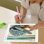 Schildpad Diamond Painting Kit Voor Rustgevende Creatie En Sprankelende Wanddecoratie