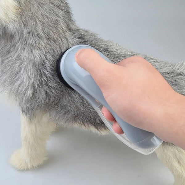Handstofzuiger Voor Huisdierhaar Met Massagekop Voor Zachte Verzorging