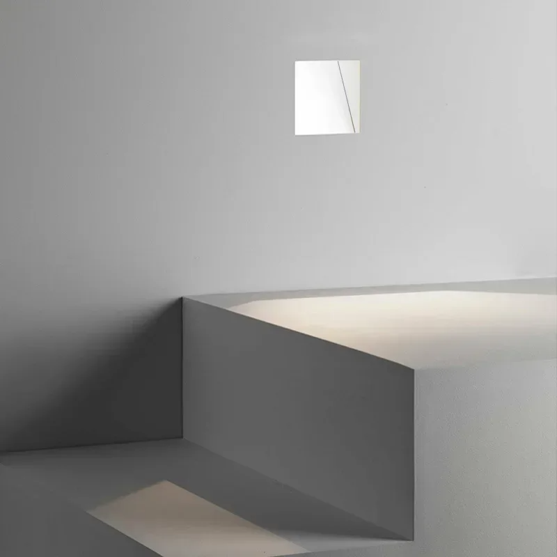 Inbouw Wandlamp Met Sensor En Randloos Ontwerp Voor Zachte Trapverlichting