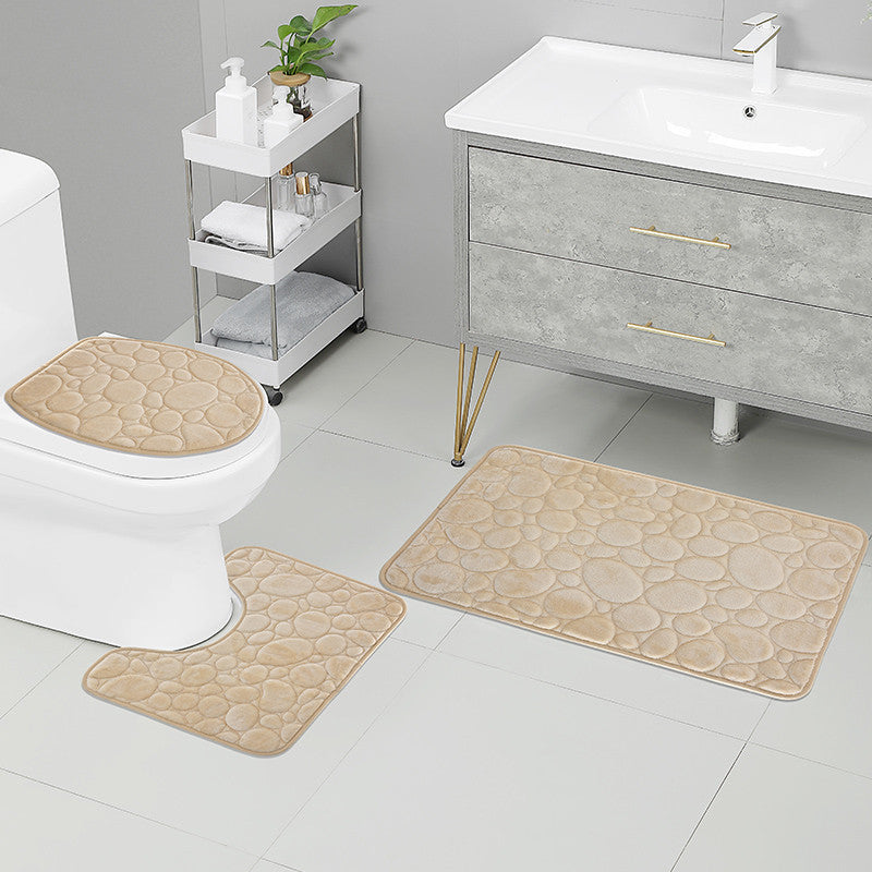 Badmatten Set Van Microvezel Voor Absorberend Comfort En Antislip Veiligheid