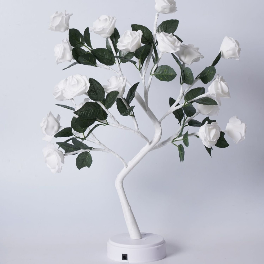 LED‑Bloemenlamp met Warm Licht en Rustgevende Binnenverlichting