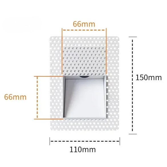Inbouw Wandlamp Met Sensor En Randloos Ontwerp Voor Zachte Trapverlichting
