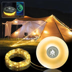 Oplaadbare campinglamp met RGB-lichtslinger