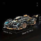 Modelauto Bouwset 1690 Stuks Voor Realistische Mechaniek En Display