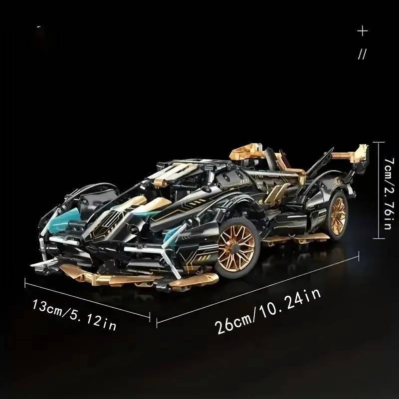 Modelauto Bouwset 1690 Stuks Voor Realistische Mechaniek En Display