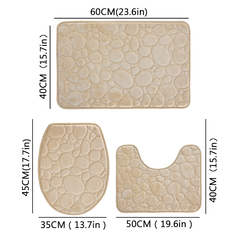 Badmatten Set Van Microvezel Voor Absorberend Comfort En Antislip Veiligheid