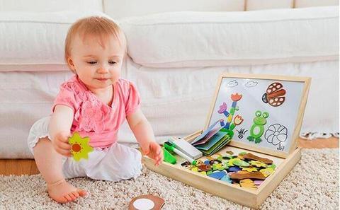 Magnetisch Teken- En Puzzelbord Voor Kinderen