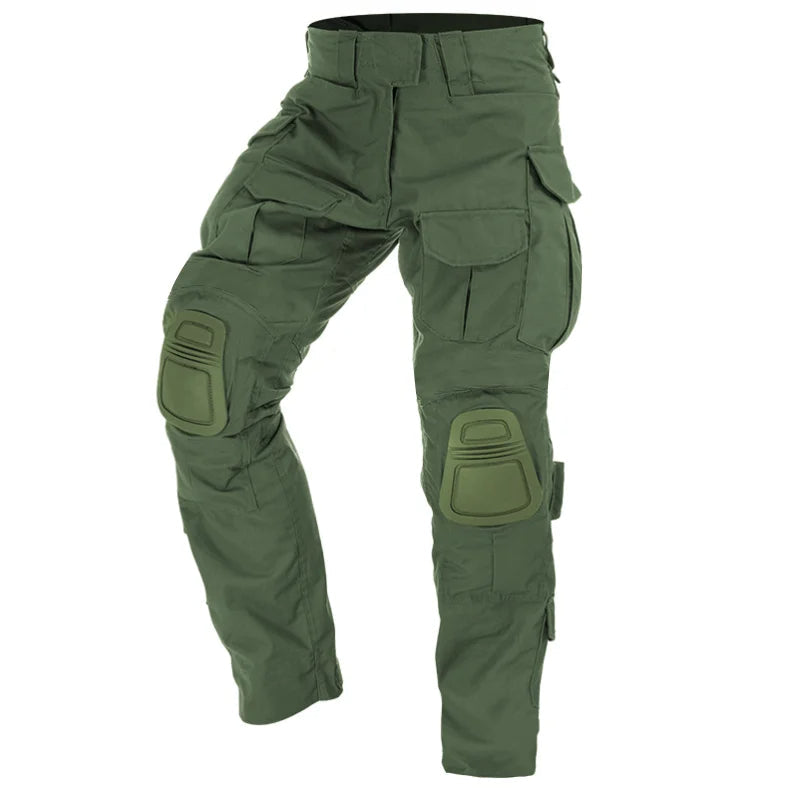 Heren Cargobroek Met Kniebescherming En Ergonomische Functionaliteit