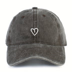 Vintage Baseballcap met Zachte Katoenmengsel en Verstelbare Sluiting