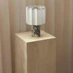 Marmeren LED Tafellamp met Touchbediening voor een Stijlvol Interieur