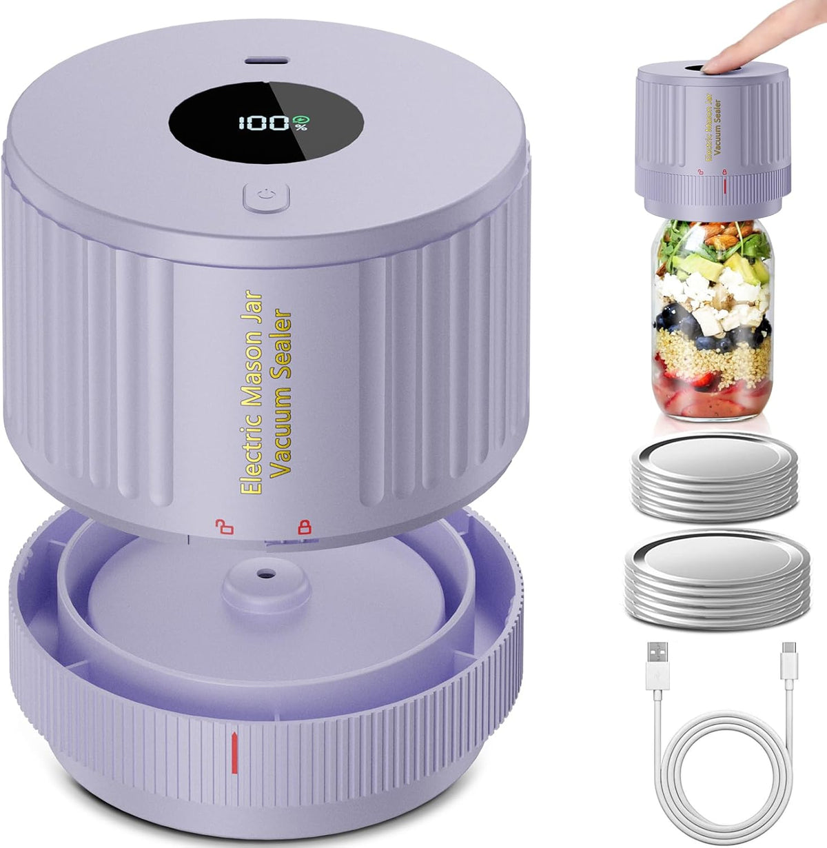 Vacuümsealer voor Potten met Elektrische Compacte Sluitfunctie