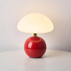 Tafellamp met Zachte Paddenstoelvorm en Instelbare LED‑Kleuren voor Warme Sfeer