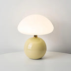 Tafellamp met Zachte Paddenstoelvorm en Instelbare LED‑Kleuren voor Warme Sfeer