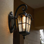 Vintage Buitenlamp met Solarfunctie en Afstandsbediening voor Klassieke Sfeerverlichting