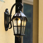 Vintage Buitenlamp met Solarfunctie en Afstandsbediening voor Klassieke Sfeerverlichting