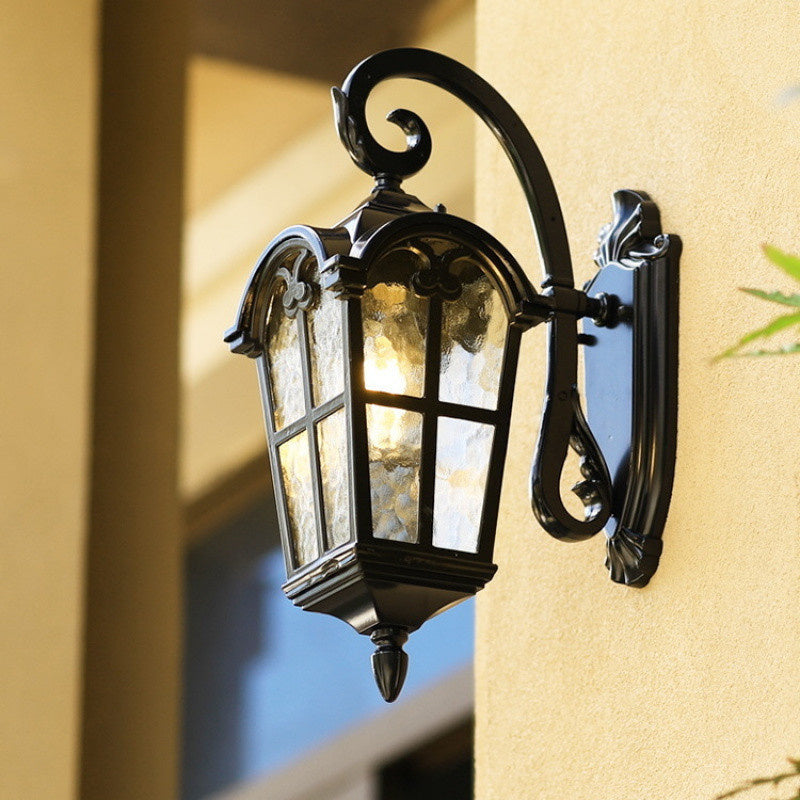 Vintage Buitenlamp met Solarfunctie en Afstandsbediening voor Klassieke Sfeerverlichting