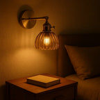Retro Wandlamp | Glazen Tulpenontwerp | Elegante Verlichting