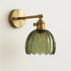 Retro Wandlamp | Glazen Tulpenontwerp | Elegante Verlichting