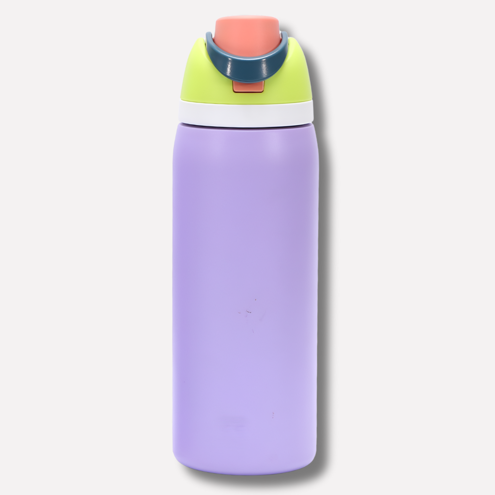 Geïsoleerde Drinkfles Met Ingebouwd Rietje Voor Dagelijkse Hydratatie Onderweg