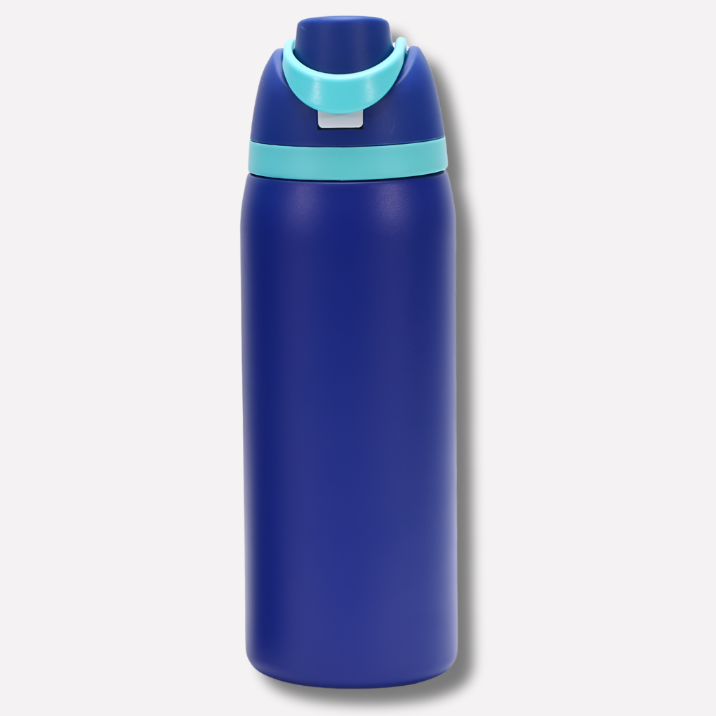 Geïsoleerde Drinkfles Met Ingebouwd Rietje Voor Dagelijkse Hydratatie Onderweg