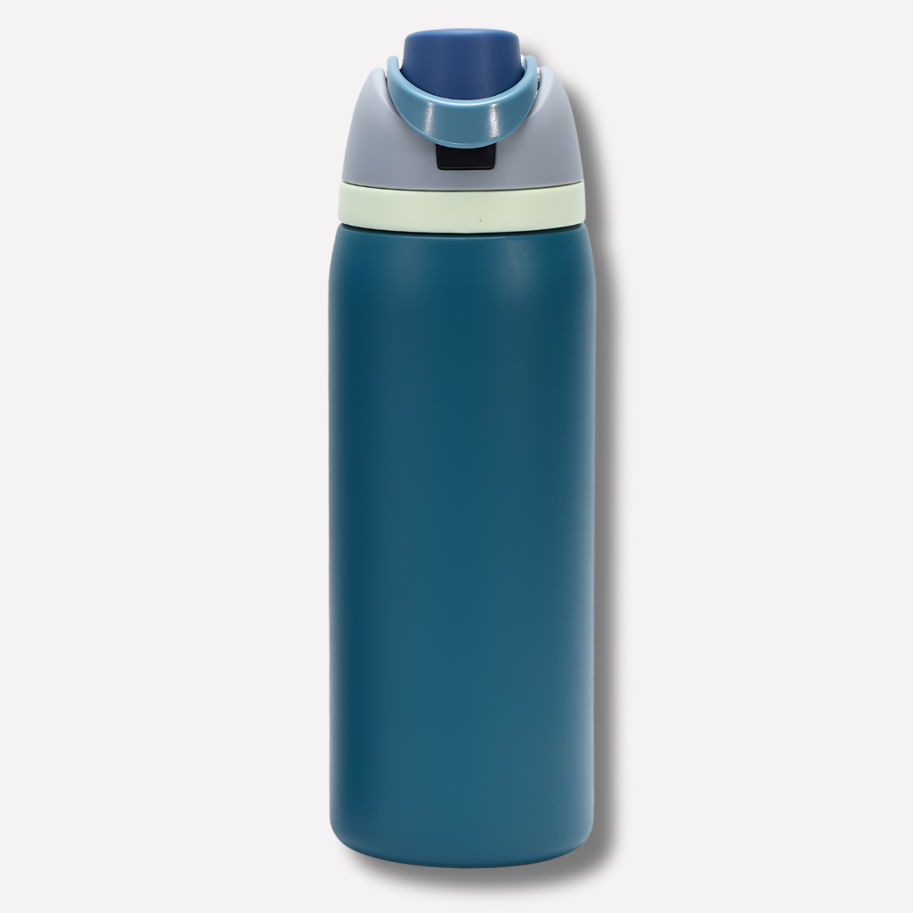 Geïsoleerde Drinkfles Met Ingebouwd Rietje Voor Dagelijkse Hydratatie Onderweg