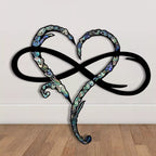 Metalen Infinity Hart Wanddecoratie Voor Een Tijdloze En Elegante Uitstraling