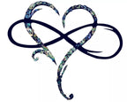 Metalen Infinity Hart Wanddecoratie Voor Een Tijdloze En Elegante Uitstraling