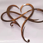 Metalen Infinity Hart Wanddecoratie Voor Een Tijdloze En Elegante Uitstraling