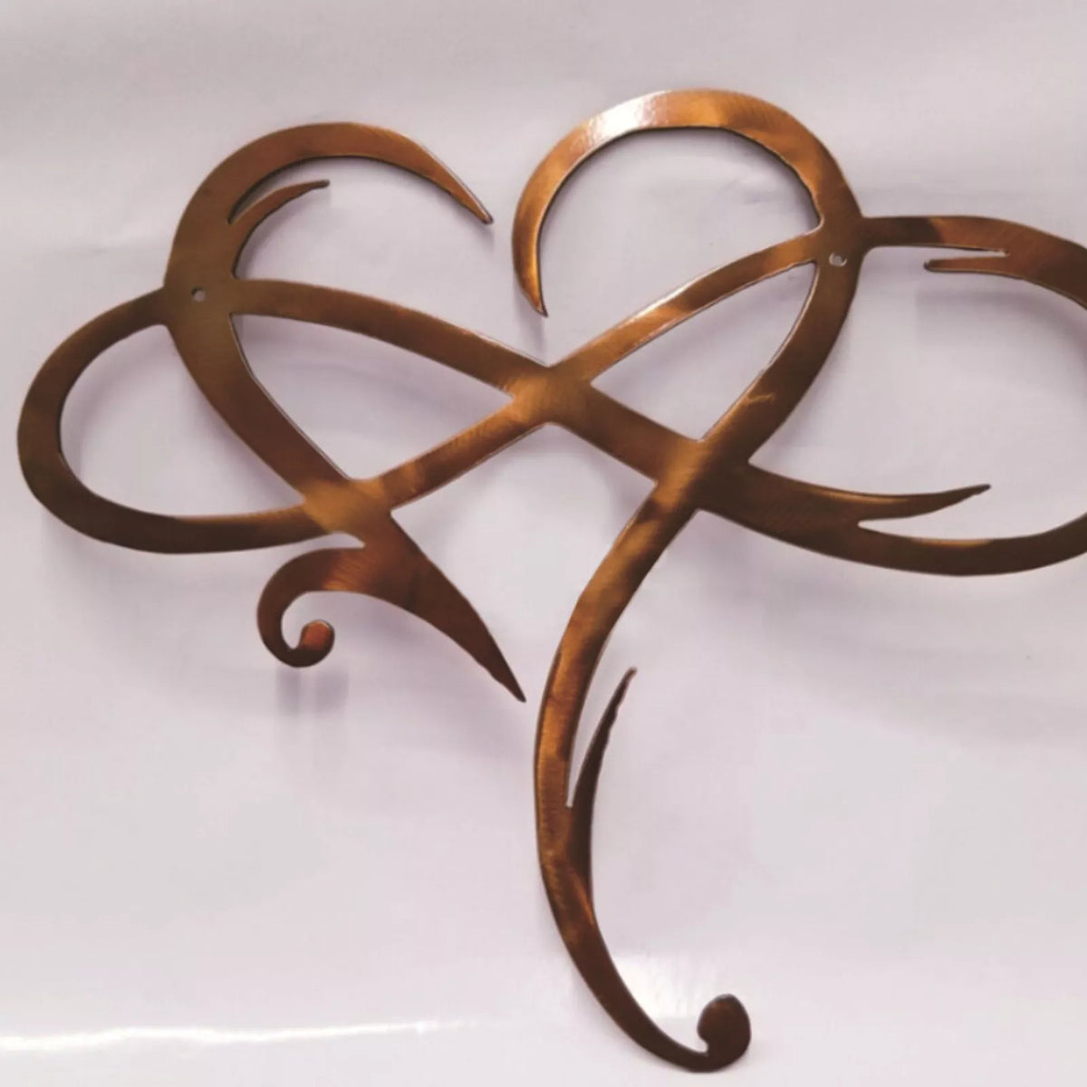 Metalen Infinity Hart Wanddecoratie Voor Een Tijdloze En Elegante Uitstraling