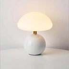 Bauhaus Tafellamp van Keramiek met Paddenstoeldesign
