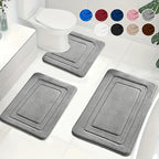 Badmatset van Memoryfoam met Antislip Onderzijde