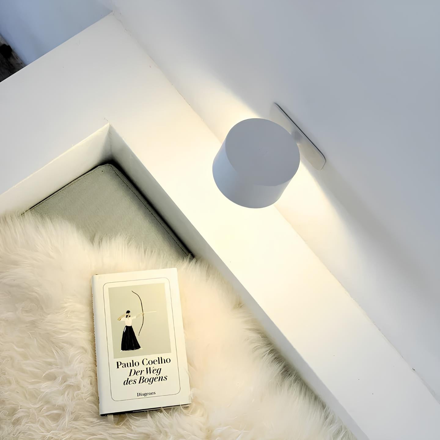 Draadloze Wandlamp met Roteerbare Lichtkop