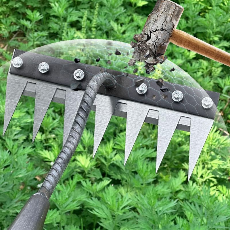 Tuinrechen voor Krachtige Onkruidverwijdering en Bodemlosmaking
