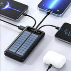 Solar Powerbank met 20.000mAh en LED‑Display