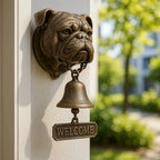 Decoratieve Wandbel met Herdershond‑Design voor Een Warm en Stijlvol Welkom