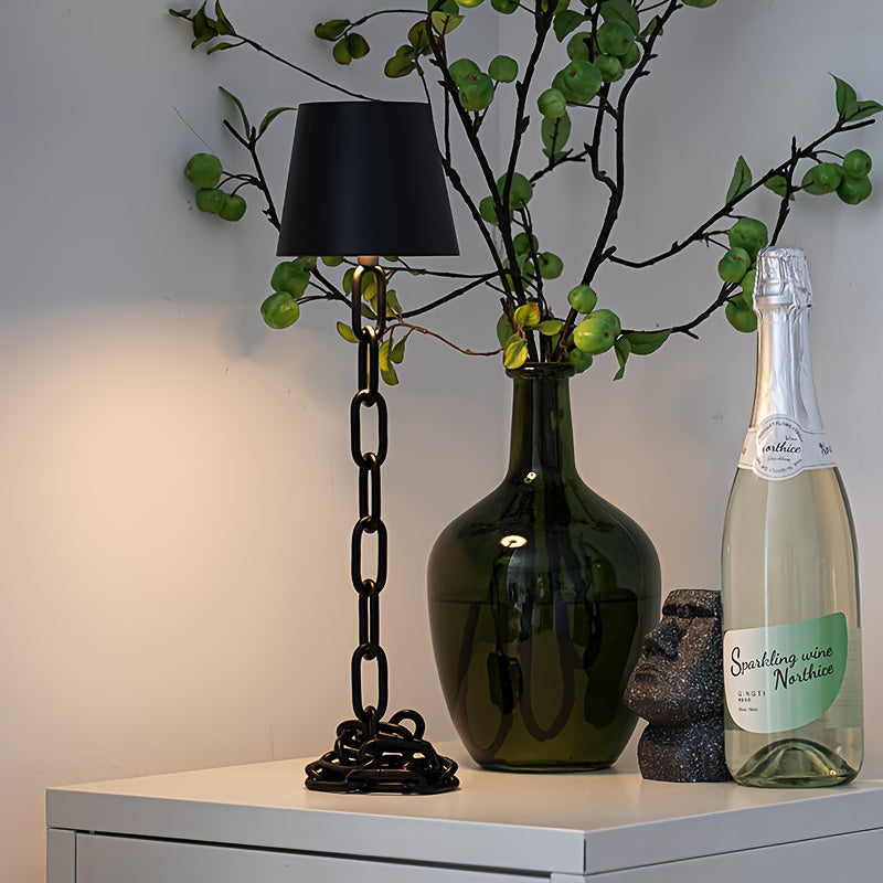 Tafellamp met Kettingstructuur en Dimbare Ledverlichting