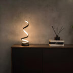 Spiraal LED Tafellamp met Dimbare Verlichting