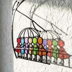 Handgemaakte Zonvanger met Legering en Kleurrijke Lichtreflectie