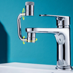 Kraanverlengstuk Met 1080 Graden Rotatie Voor Flexibele Waterstroom In Keuken En Badkamer