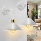Metalen Wandlamp met Industriële Afwerking